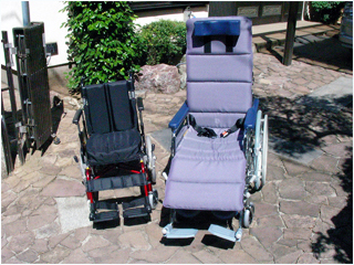 介護タクシー装備の紹介